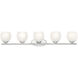 Colette Vanity Wall Light in Brushed Nickel