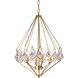Canada 4 Light 16 inch Gold Chandelier Ceiling Light