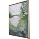 Earth and Sky Green and Gray and Neutral and White Canvas