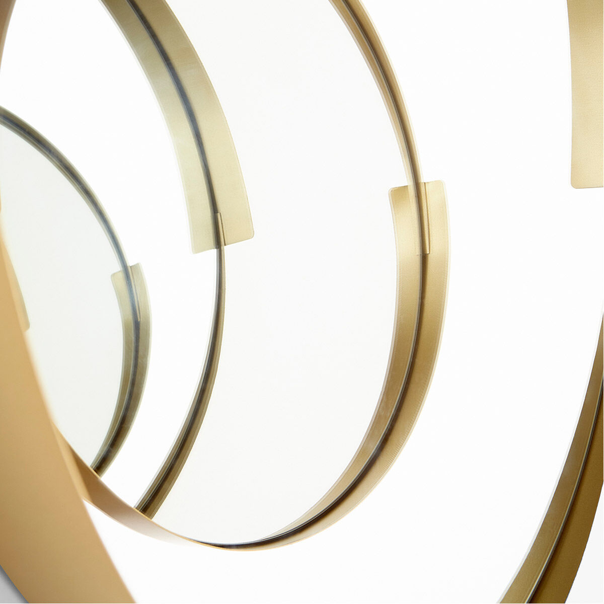 Gilded Band 23 inch Gold Wall Mirror, Large