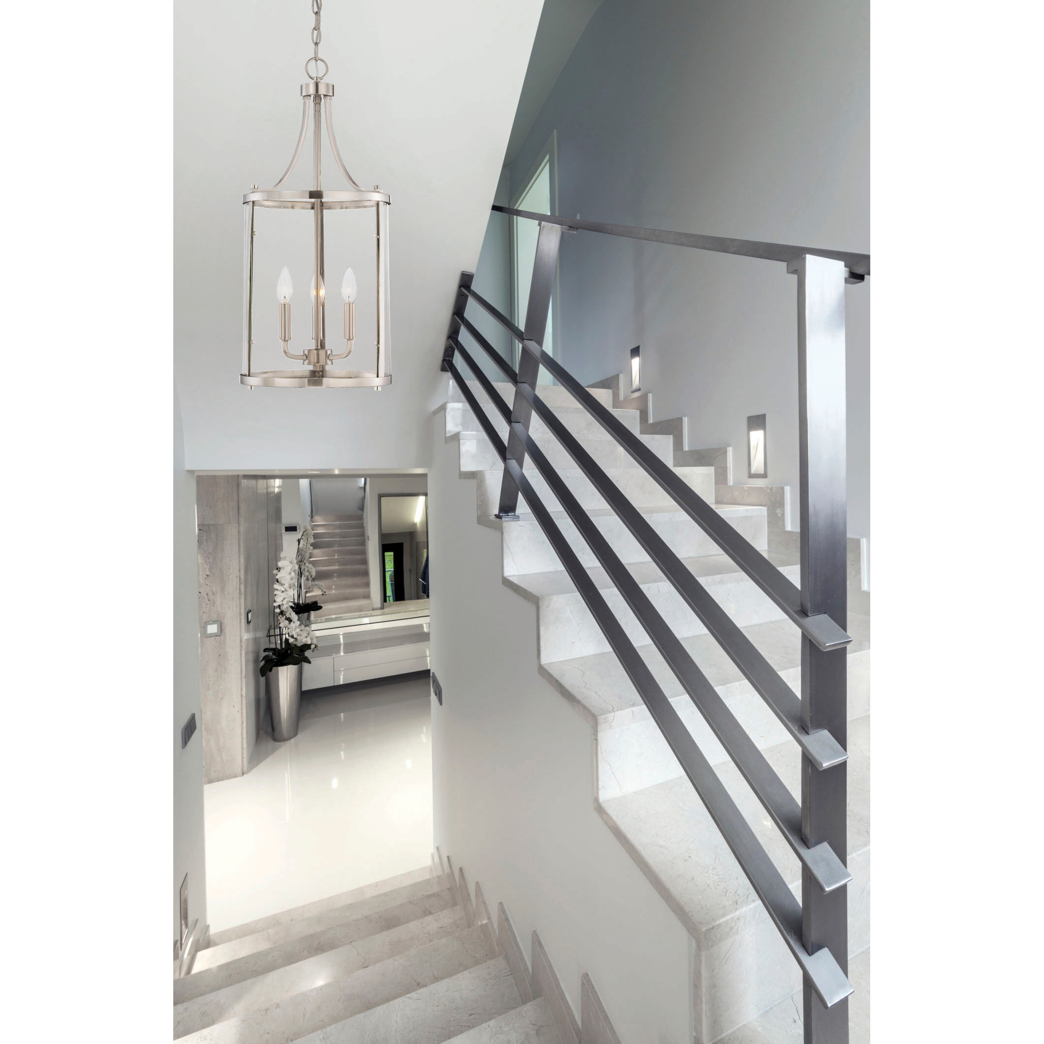 Penrose 3 Light 12 inch Satin Nickel Pendant Ceiling Light, Essentials