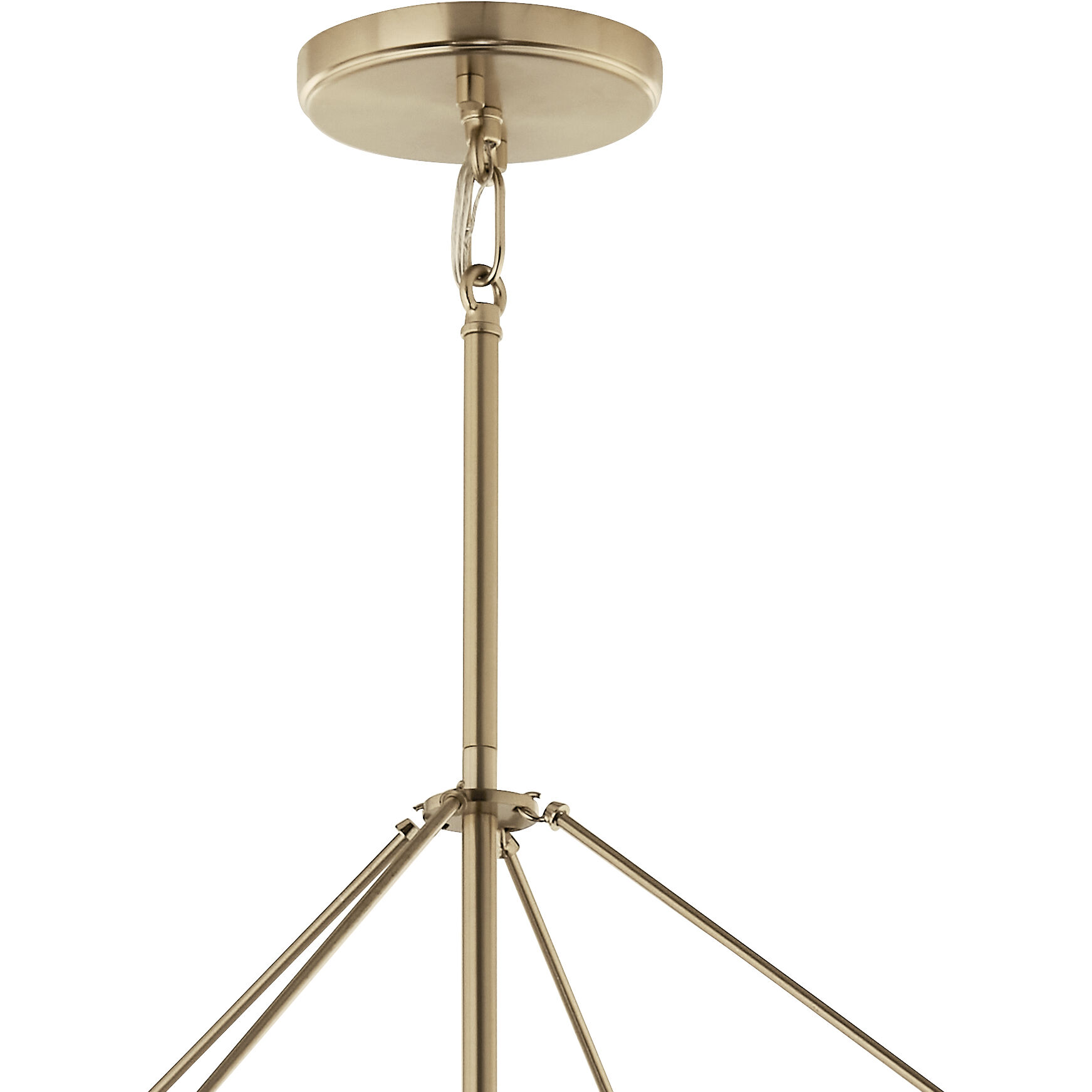 Eisley 8 Light 28.25 inch Champagne Bronze Foyer Pendant Ceiling Light