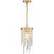 Winfield 1 Light 7 inch Antique Gold Mini Chandelier Ceiling Light