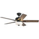 Erikson 52 inch Matte Black Ceiling Fan