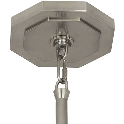 Kate 6 Light 23.75 inch Polished Nickel Pendant Ceiling Light in Vintage Wine