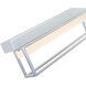 Pane LED 27.75 inch Chrome Bath Vanity Light Wall Light