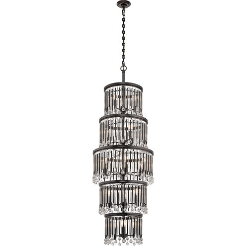 Piper 18 Light 22 inch Espresso Chandelier Multi Tier Ceiling Light