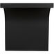 Maximus 66 X 28 inch Matte Black Desk