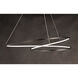 Cycle LED 31.5 inch Black Single Pendant Ceiling Light