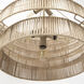 Marimba 40 inch Brown Chandelier Ceiling Light