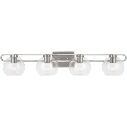 Codyn 4 Light 40 inch Brushed Nickel Bath Vanity Wall Light