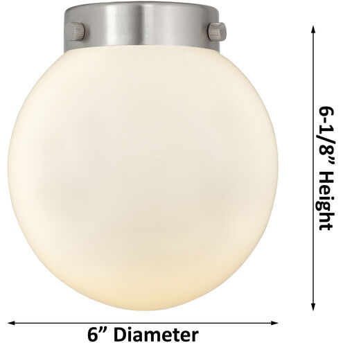 Franklin Restoration Beacon 1 Light 6 inch Brushed Satin Nickel Sconce Wall Light in Seedy Glass, Franklin Restoration