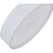 Snare LED 10 inch Matte White Flush Mount Ceiling Light