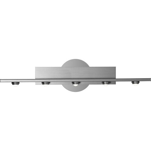 Leonardo 5 Light Brushed Aluminum Wall Sconce Wall Light