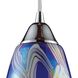 Iridescence 1 Light 5 inch Satin Nickel Pendant Ceiling Light