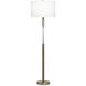 Severn 61 inch 150.00 watt Antique Brass Floor Lamp Portable Light