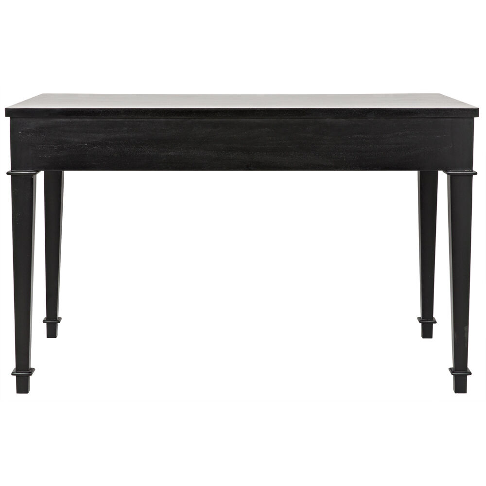 Curba 48 X 26 inch Hand Rubbed Black Desk