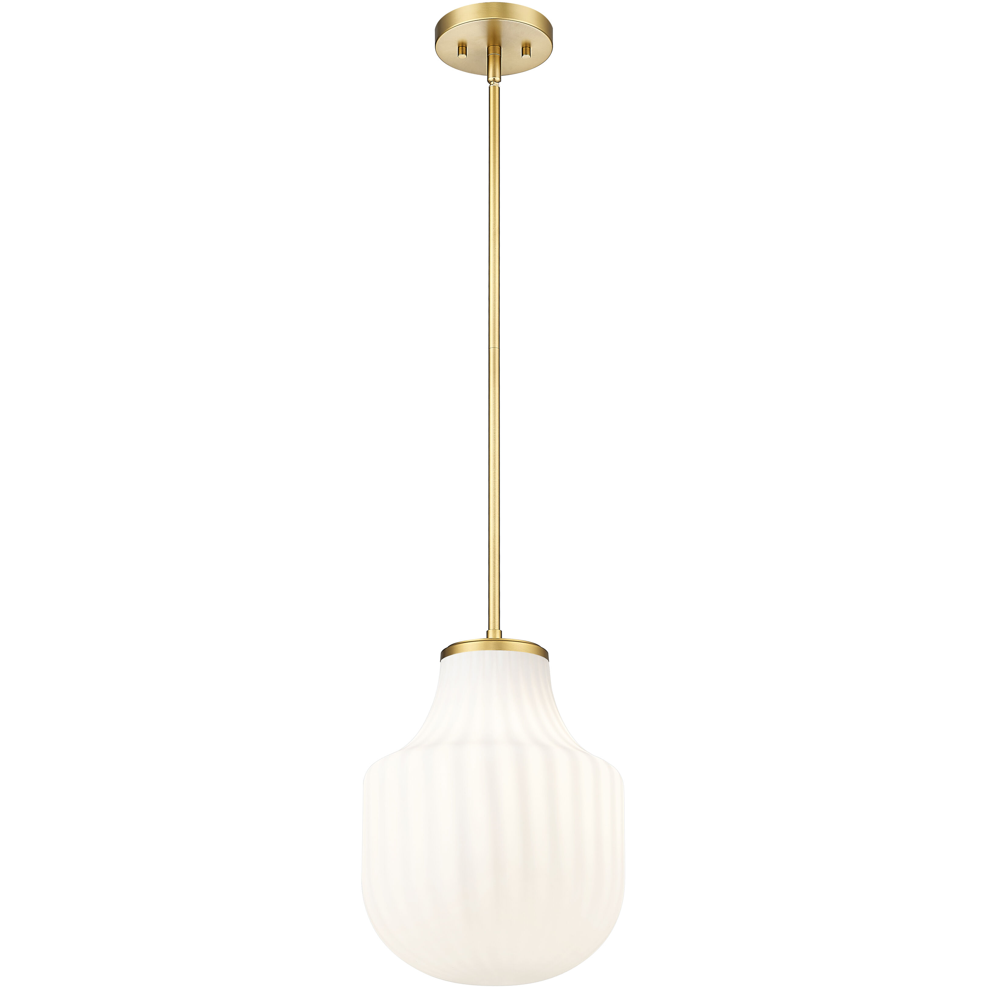 Newbury 1 Light 10 inch Modern Gold Pendant Ceiling Light