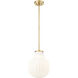 Newbury 1 Light 10 inch Modern Gold Pendant Ceiling Light