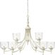 Keating 44 inch 60.00 watt Antique Ivory Chandelier Ceiling Light