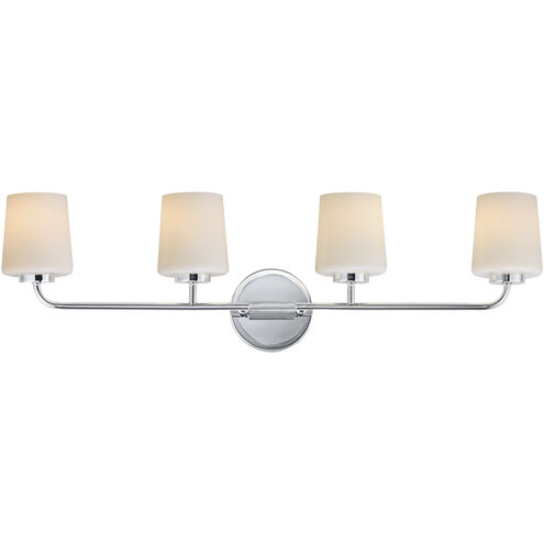 Durham 4 Light 32.5 inch Polished Chrome Bath Vanity Wall Light