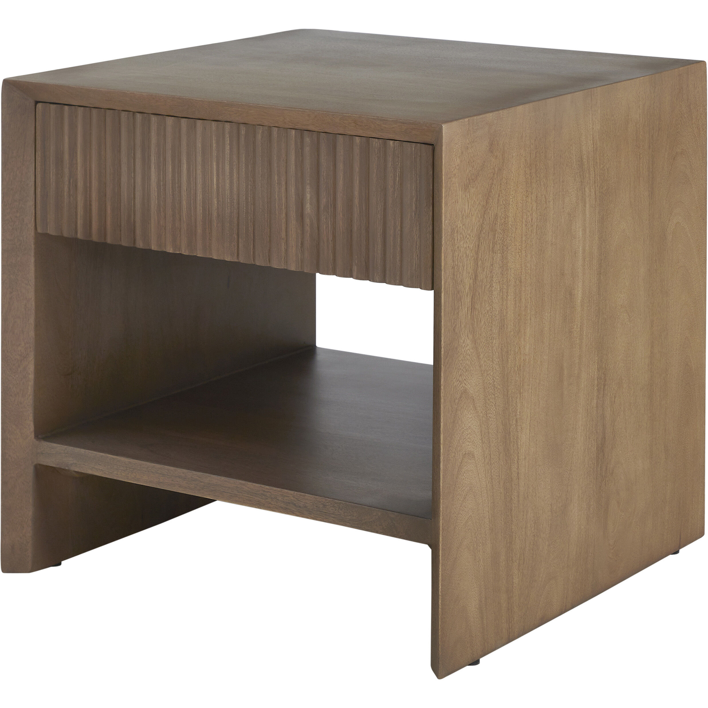 Jaime 22 X 22 inch Light Brown Side Table