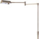 Pharma Collection 55 inch 10 watt Antique Brass Floor Lamp Portable Light