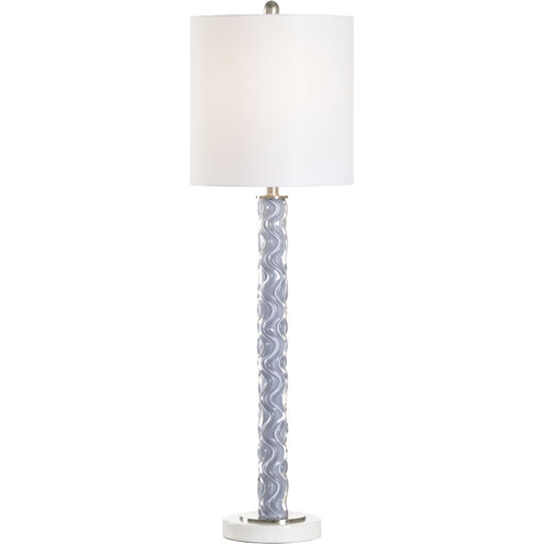 Emily 30 inch 100.00 watt Gray and White/Cream Table Lamp Portable Light