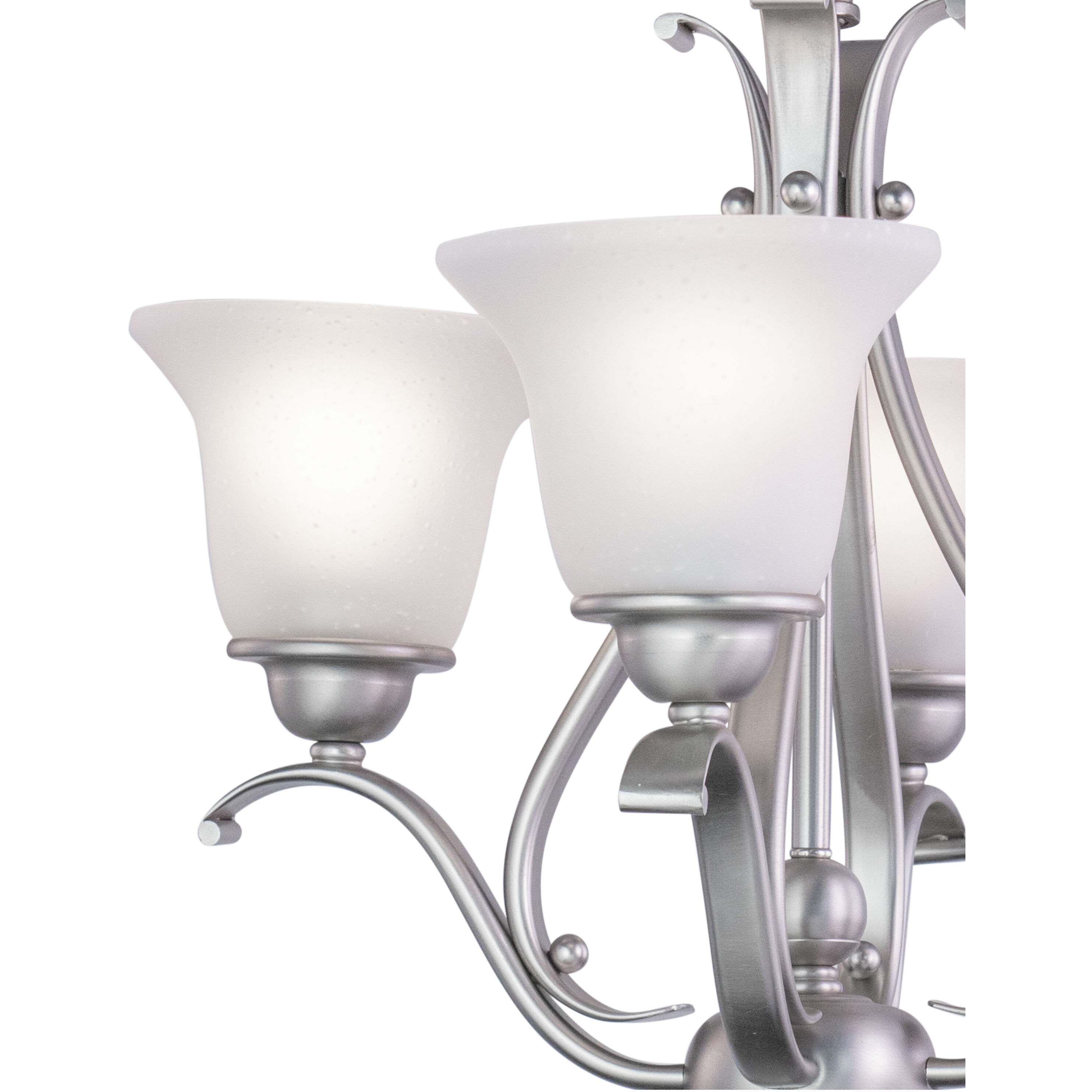 Monrovia LED 18.5 inch Brushed Nickel Mini Chandelier Ceiling Light