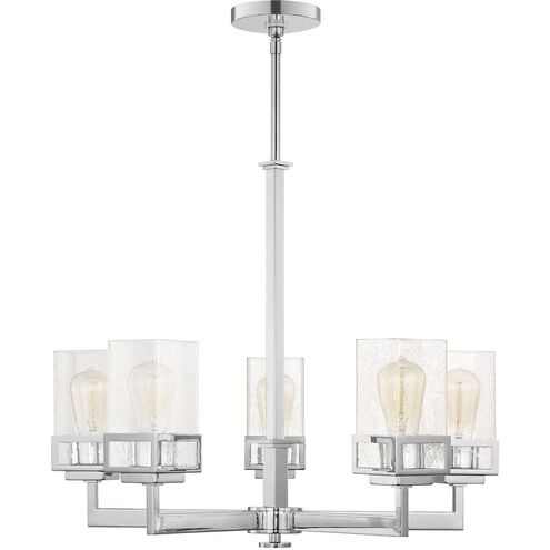 Harding 5 Light 25 inch Polished Chrome Chandelier Ceiling Light