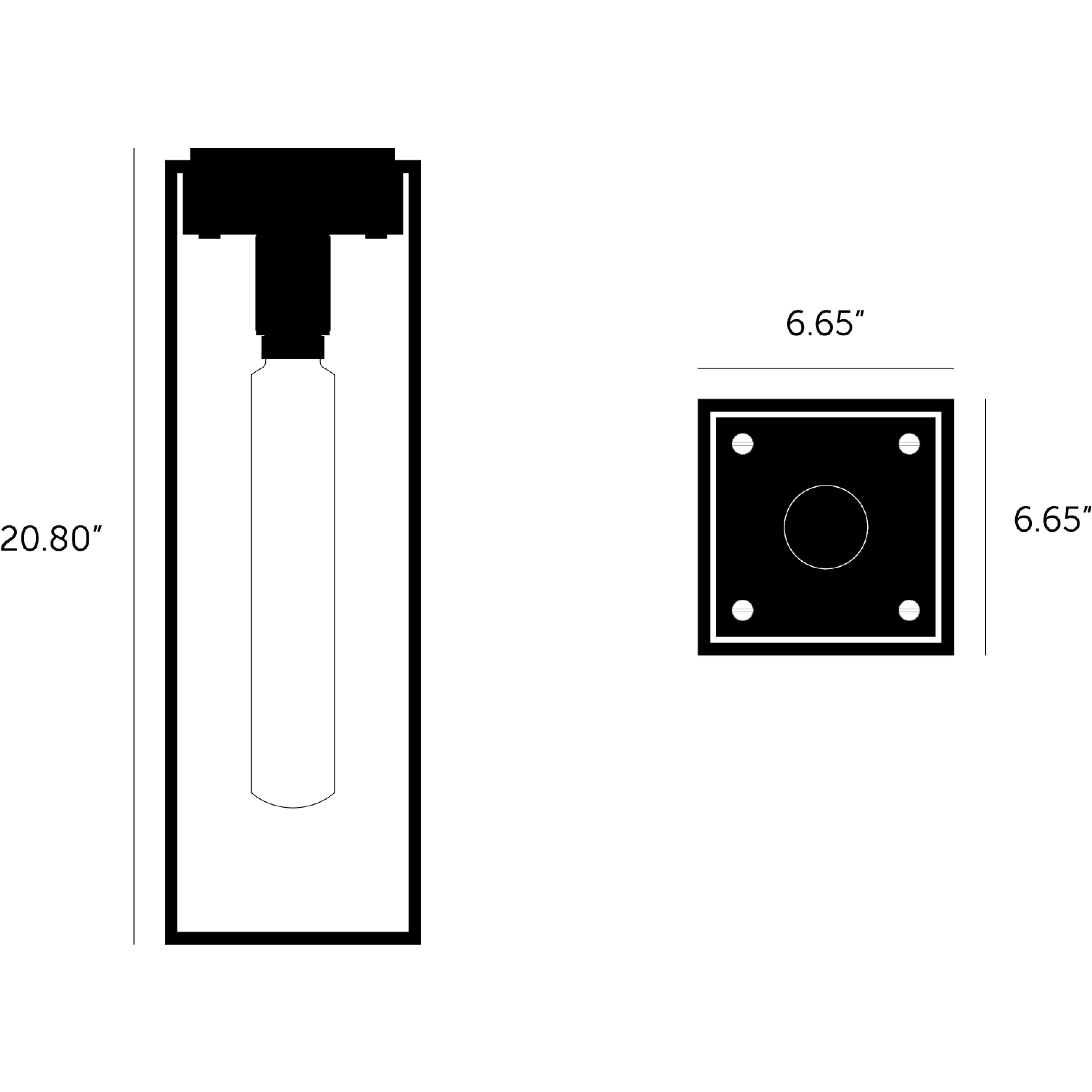 Caged 1 Light 6.69 inch White Marble Semi-Flush Mount Ceiling Light