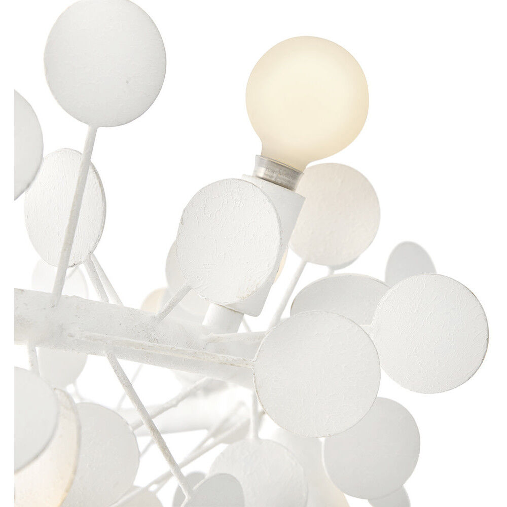 Lolli 12 Light 30 inch Textured Plaster Chandelier Ceiling Light