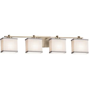Textile 4 Light 35.75 inch Bathroom Vanity Light