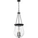 Boliver 3 Light 14.13 inch Matte Black Pendant Ceiling Light