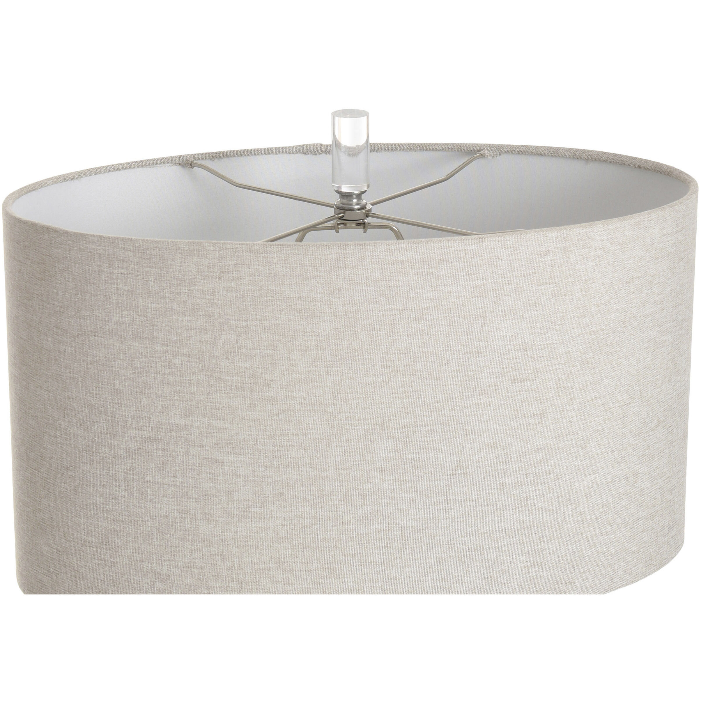 Silver Burst 28 inch 100.00 watt Brushed Grey and Brown Table Lamp Portable Light