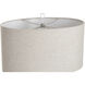 Silver Burst 28 inch 100.00 watt Brushed Grey and Brown Table Lamp Portable Light