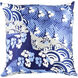 Geisha 18 inch Ivory, Navy, Seafoam Pillow Kit