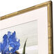 Happy Blooms Blue and Green and Multi and White Framed Art