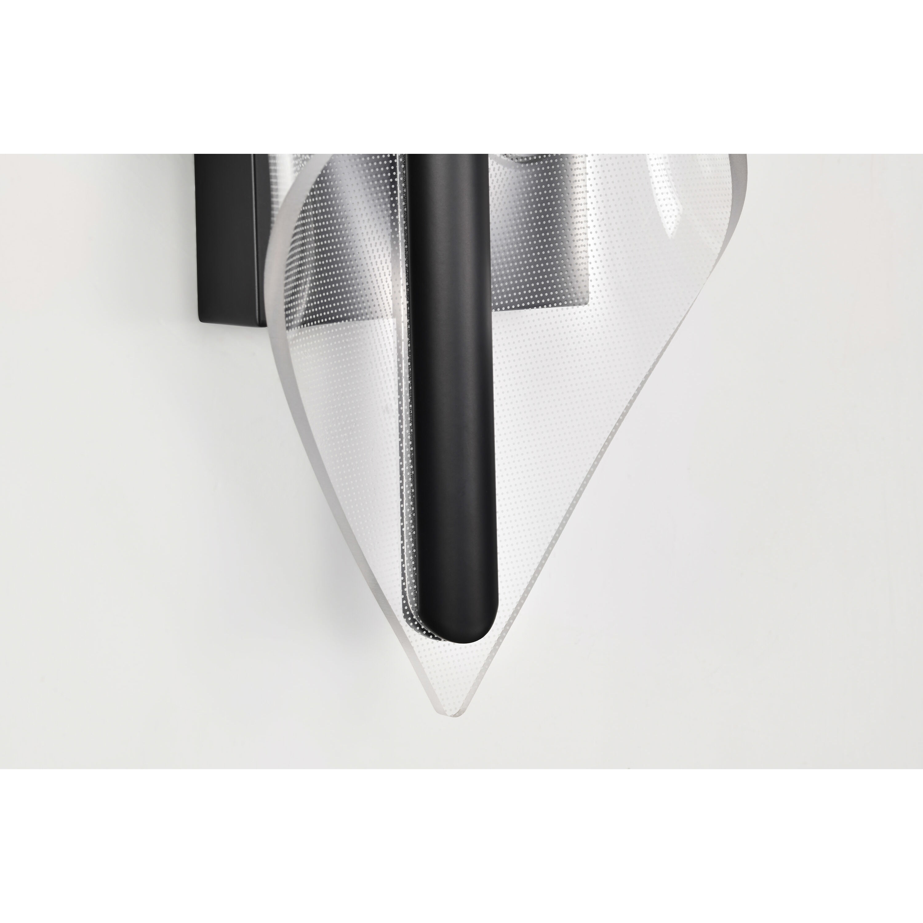 Geneva LED 6.25 inch Matte Black Vanity Light Wall Light