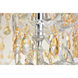 Maria Theresa 84 Light 96 inch Chrome Chandelier Ceiling Light in Golden Shadow, Royal Cut 