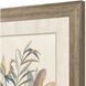 Waterside Collection Sloped Profile Champagne Gold With Dark Wash Framed Art