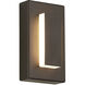 Sean Lavin Aspen LED 8 inch Outdoor Bronze Outdoor Wall Light in In-Line Fuse, Integrated LED