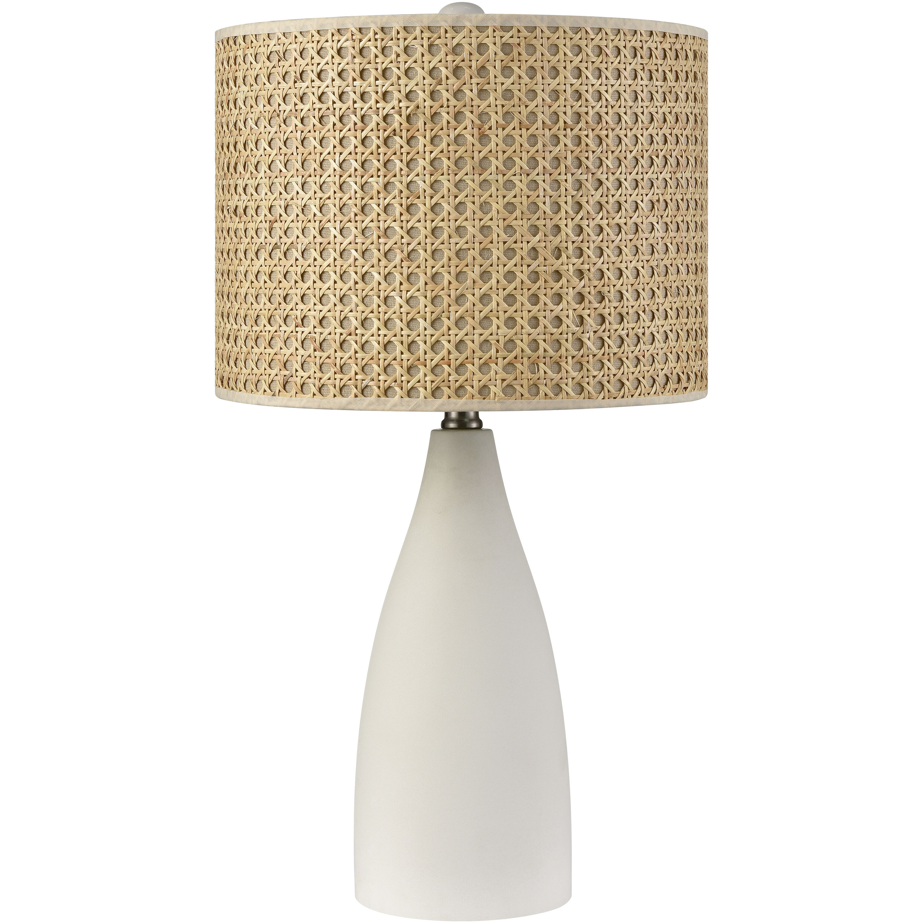 Rockport 23 inch 100 watt Matte White Table Lamp Portable Light