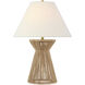 Chapman & Myers Antigua 28.5 inch 15 watt Natural Abaca Table Lamp Portable Light