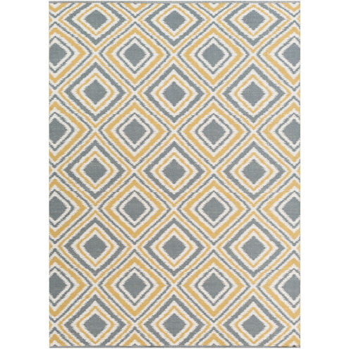 Juniper 63 X 39 inch Cream, Charcoal, Mustard Rug