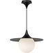 Alora Mood Fuji 1 Light 15.75 inch Pendant