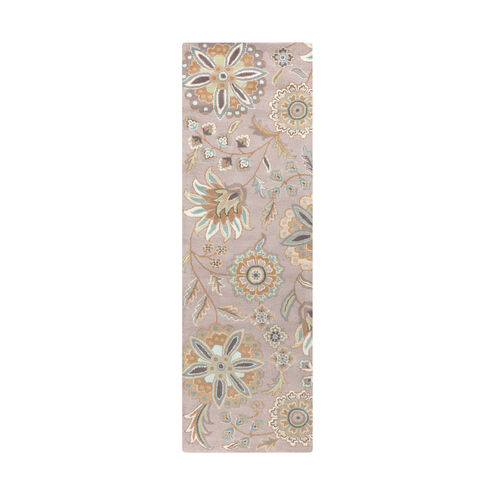 Athena 96 X 30 inch Sky Blue/Camel/Tan/Dark Green/Sage/Beige/Taupe Rugs, Wool