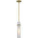 Vilo LED 4.5 inch Golden Brass Mini Pendant Ceiling Light