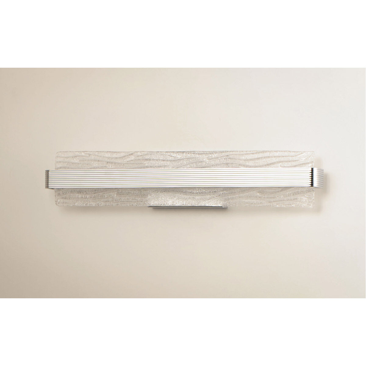 Ripple LED 4.75 inch Polished Chrome Bath Vanity Light Wall Light