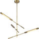 Astrid Multi Pendant Ceiling Light in Vintage Brass